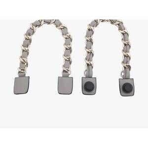 NEW JEN & CO. versa tote chain strap in grey